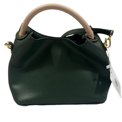 Elleme Brand New £405 Green Leather Madeleine Bag