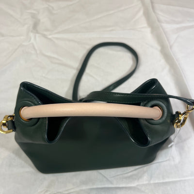 Elleme Brand New £405 Green Leather Madeleine Bag