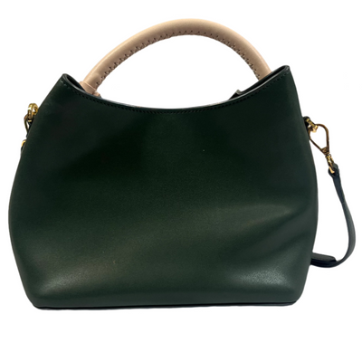 Elleme Brand New £405 Green Leather Madeleine Bag