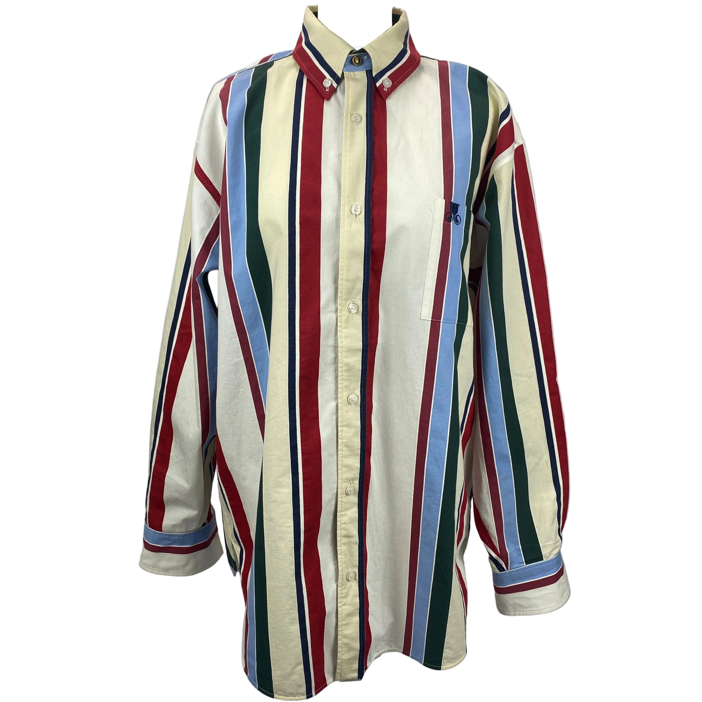 La Double J £490 Stripe Better Than Your BFs Cotton Shirt M