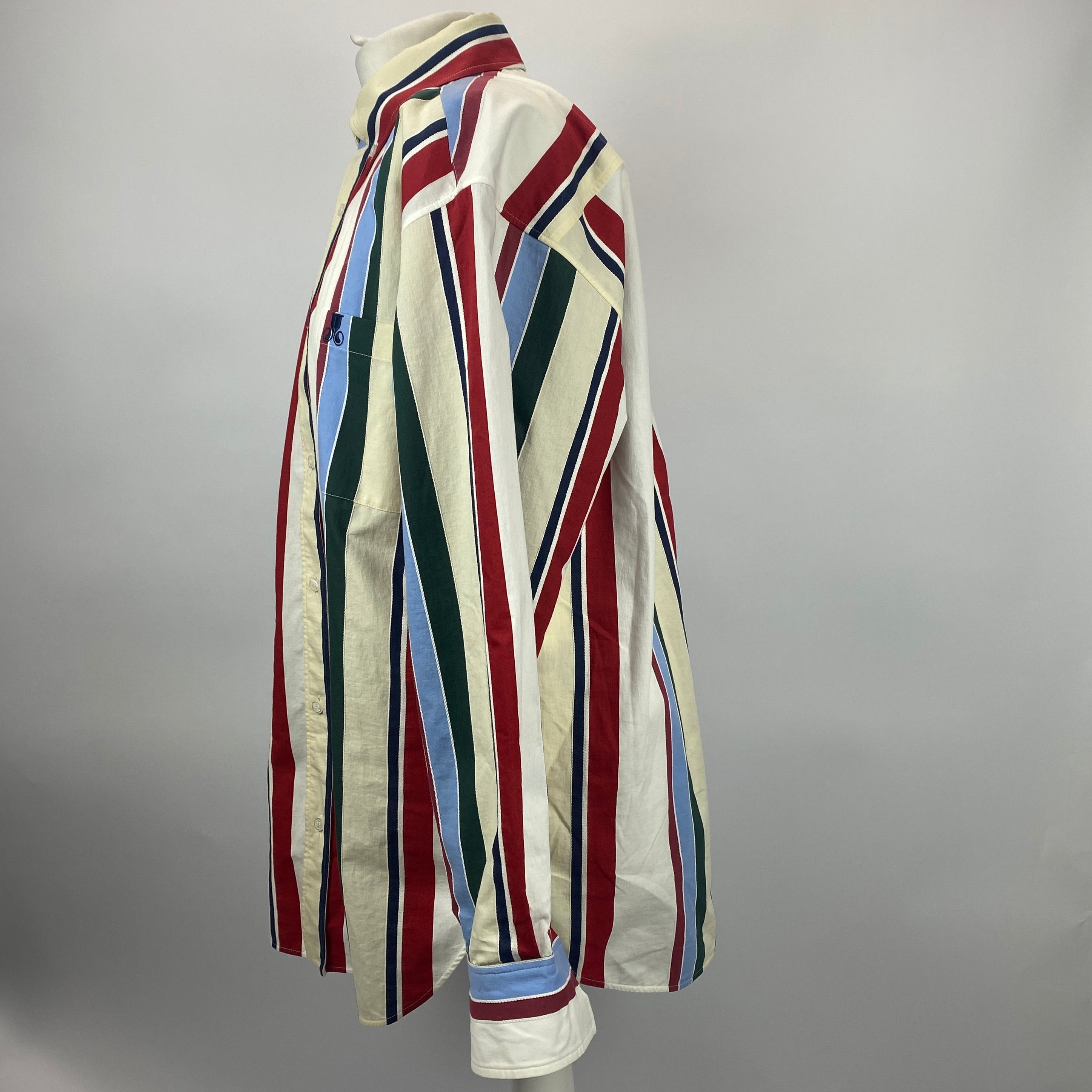 La Double J £490 Stripe Better Than Your BFs Cotton Shirt M