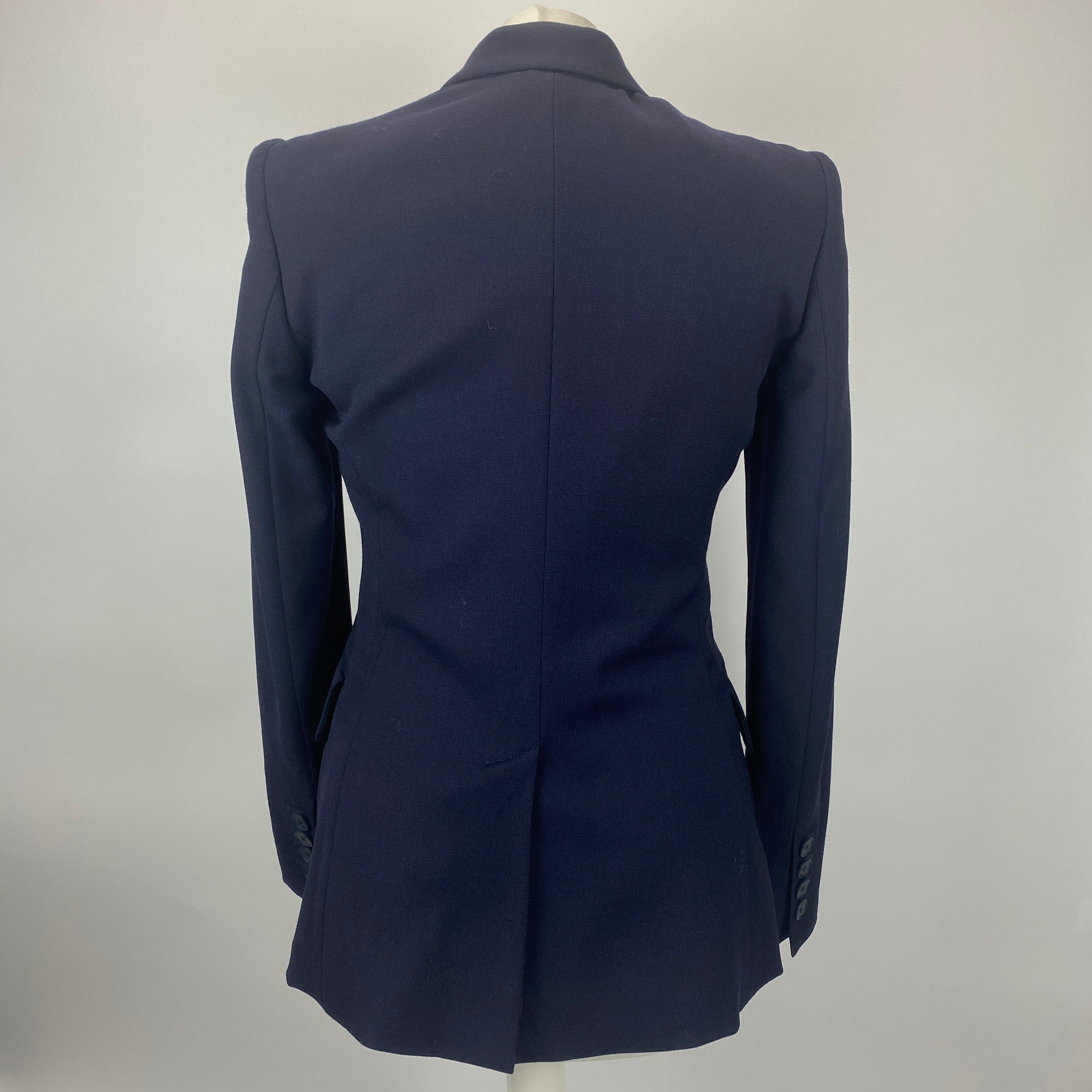 Stella McCartney Navy Single Button Wool Jacket XS