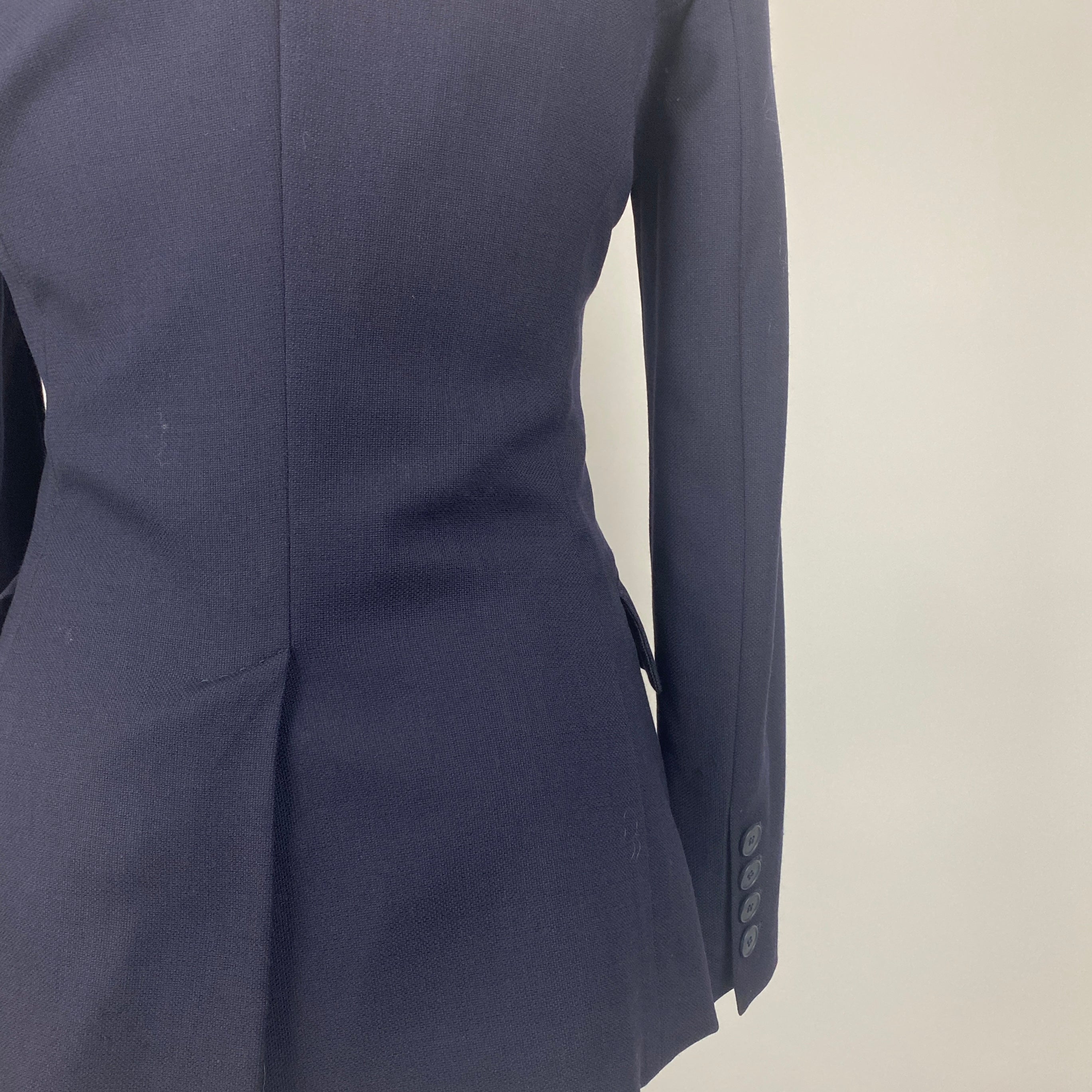 Stella McCartney Navy Single Button Wool Jacket XS