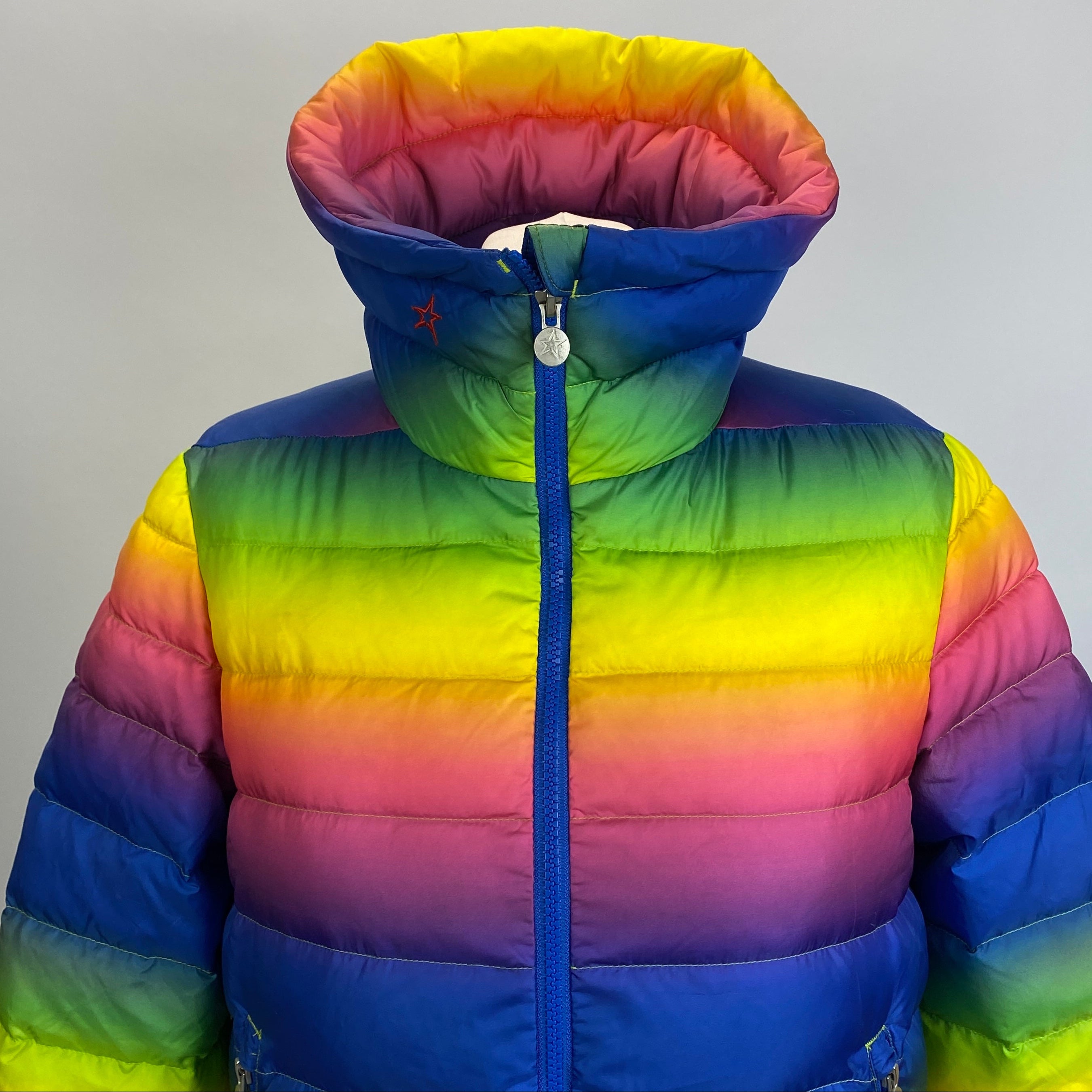 Perfect Moment £650 Rainbow Stripe Ski Jacket S