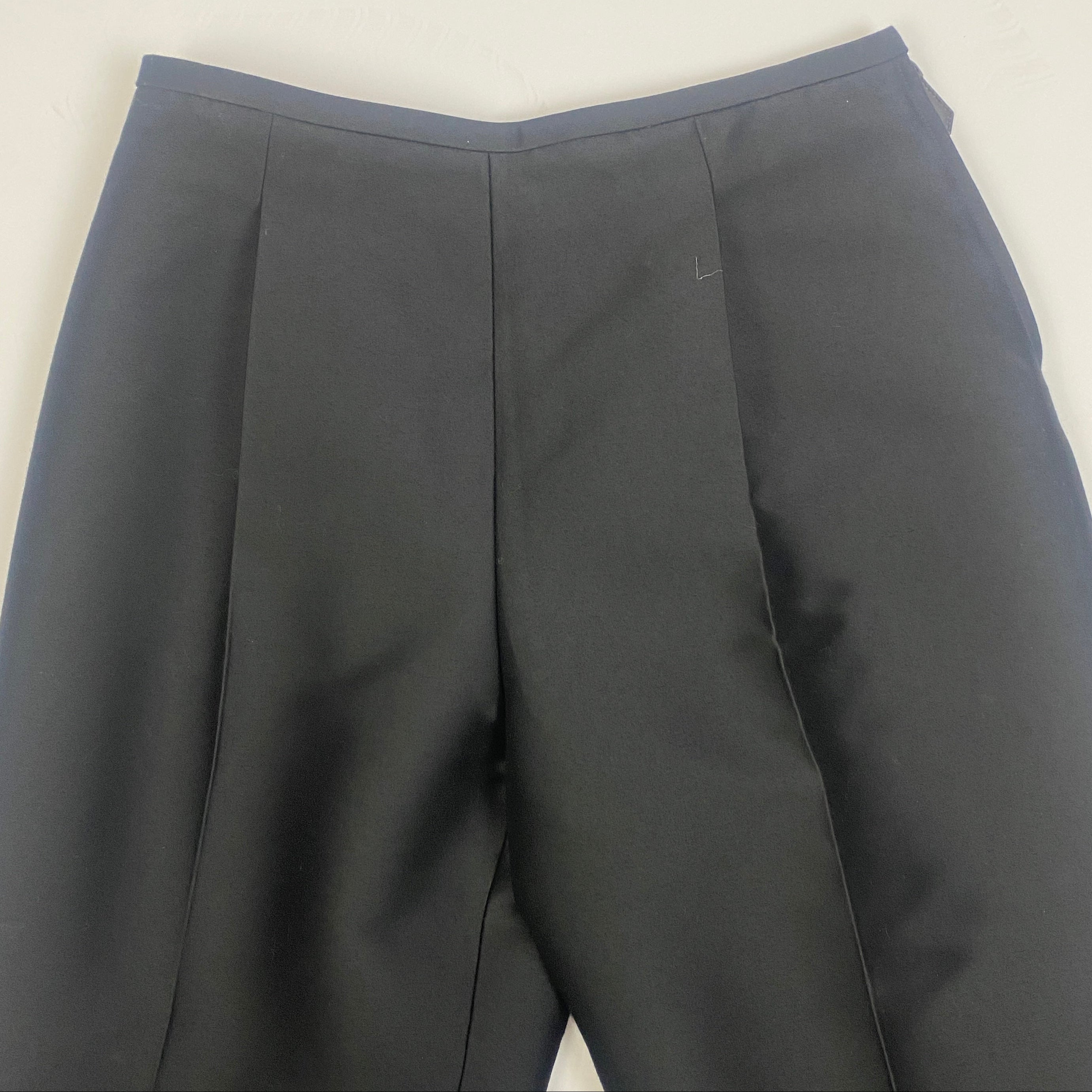 Louis Vuitton New £1720 Black Wool & Silk Evening Pants L