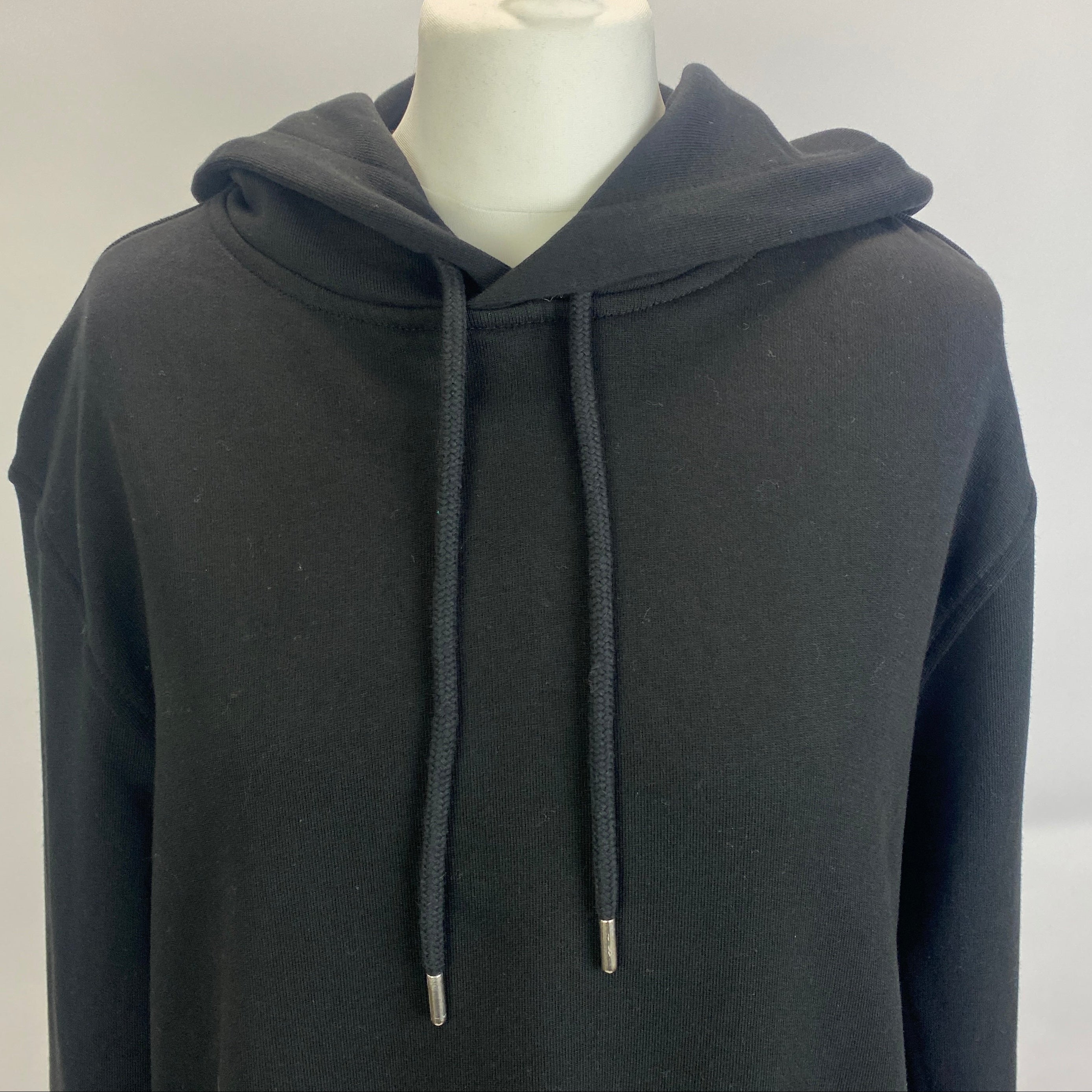 Dries Van Noten New £515 Black Supersoft Jersey Hoodie L
