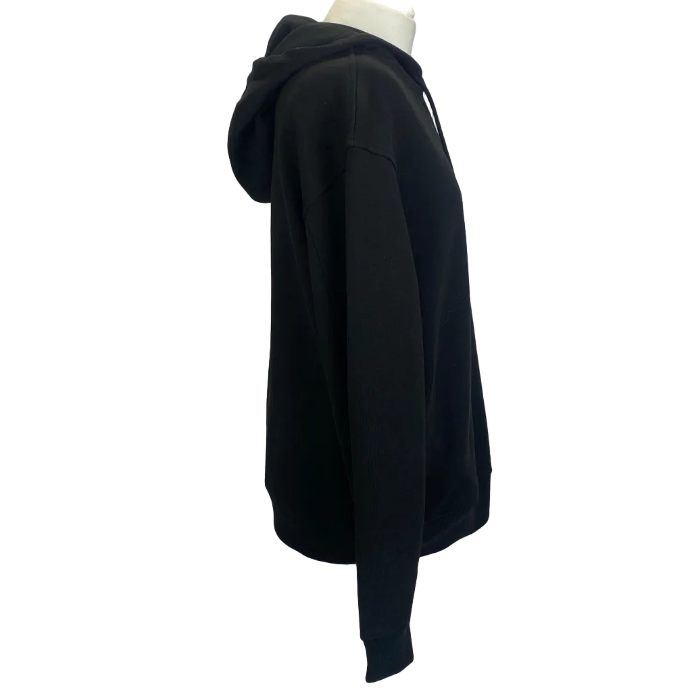Dries Van Noten New £515 Black Supersoft Jersey Hoodie L