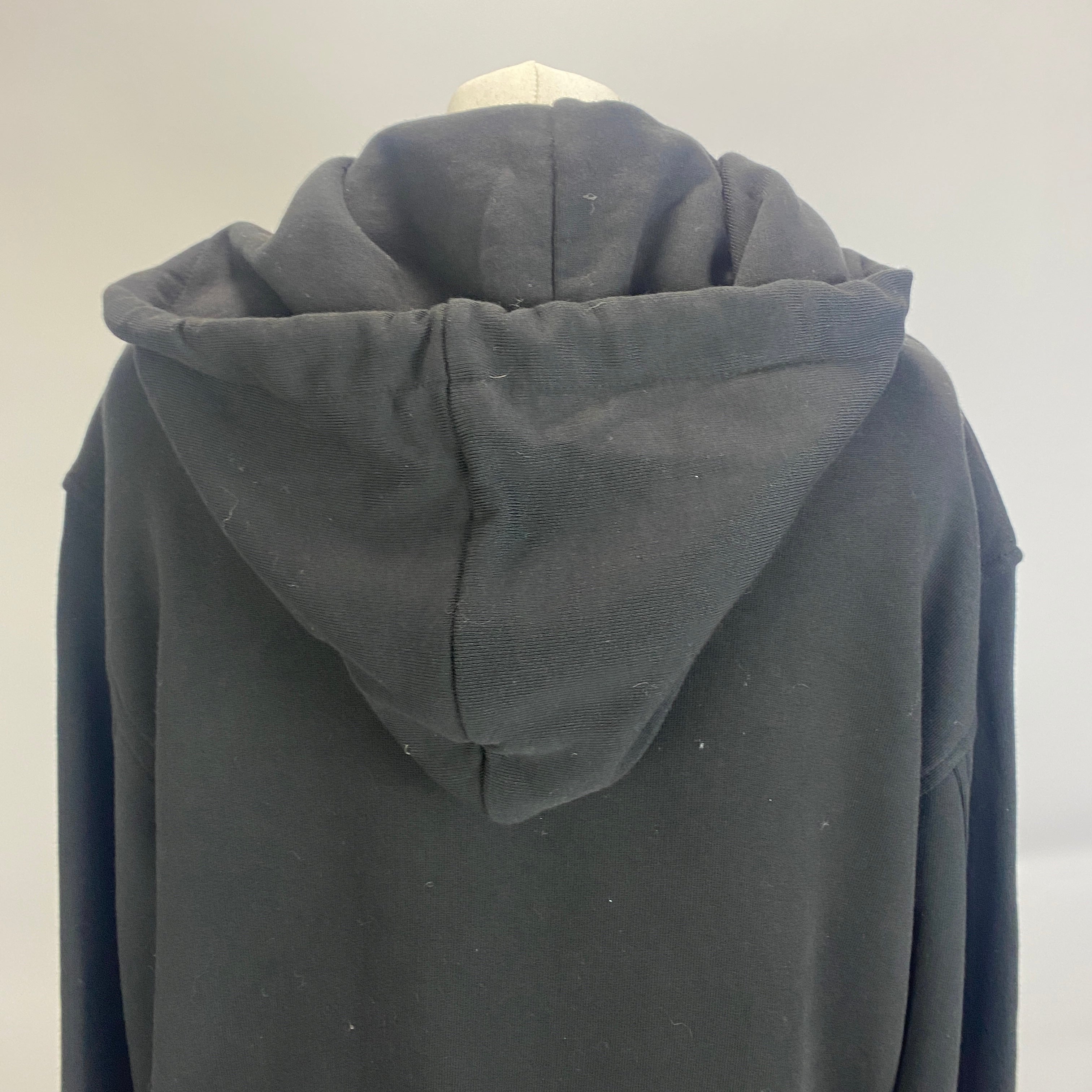 Dries Van Noten New £515 Black Supersoft Jersey Hoodie L