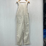 MHL Margaret Howell New Cream Canvas Dungarees S