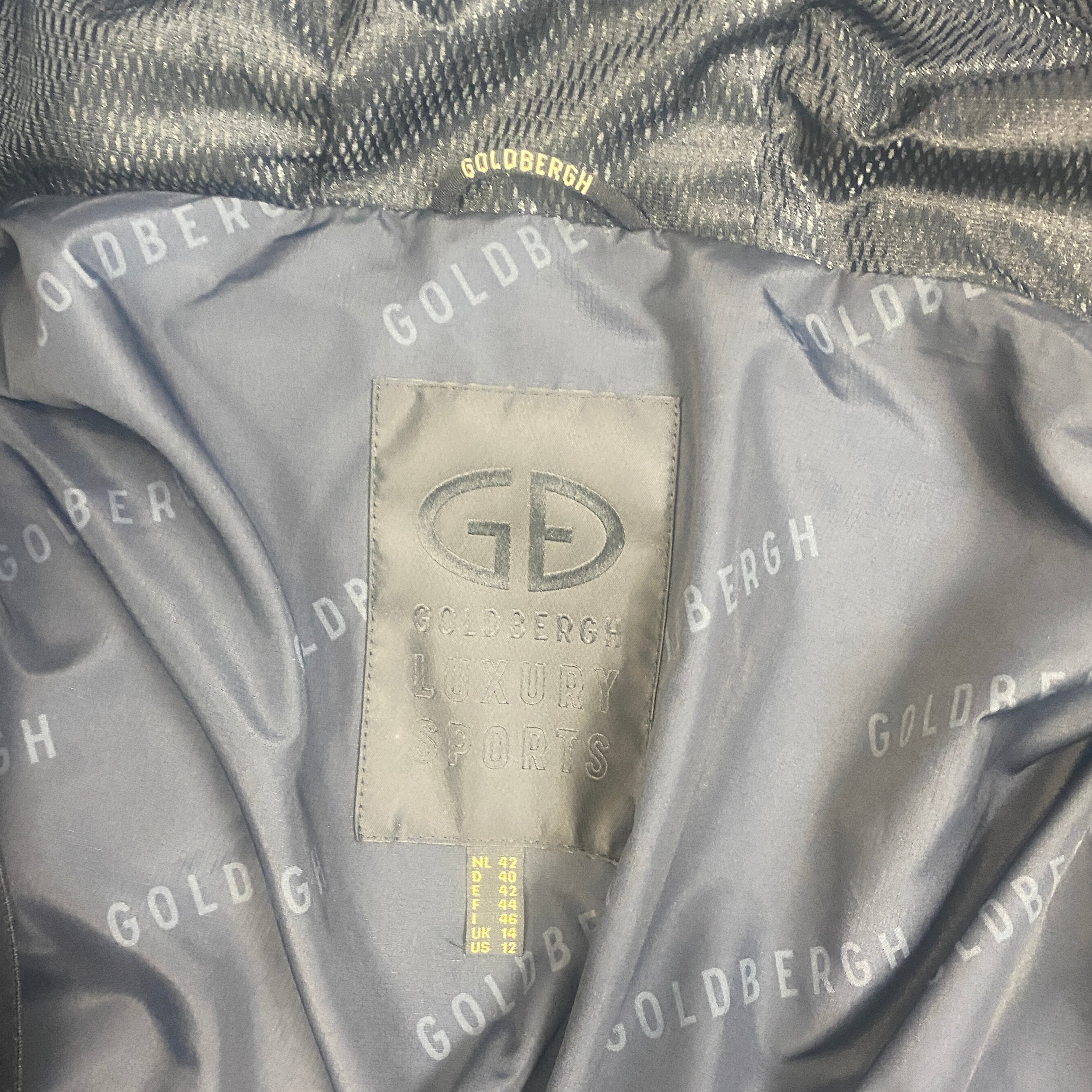Goldbergh New £550 Black Arleth Ski Jacket L