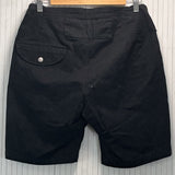 Saint Laurent Black Drill Cotton Shorts XS