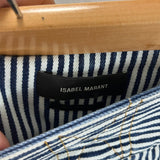 Isabel Marant Brand New Ivory & Black Striped Sailor Jeans XS