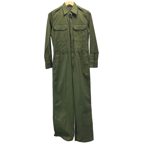 Ralph Lauren_Brand New £439 Olive Cotton Jumpsuit_US4