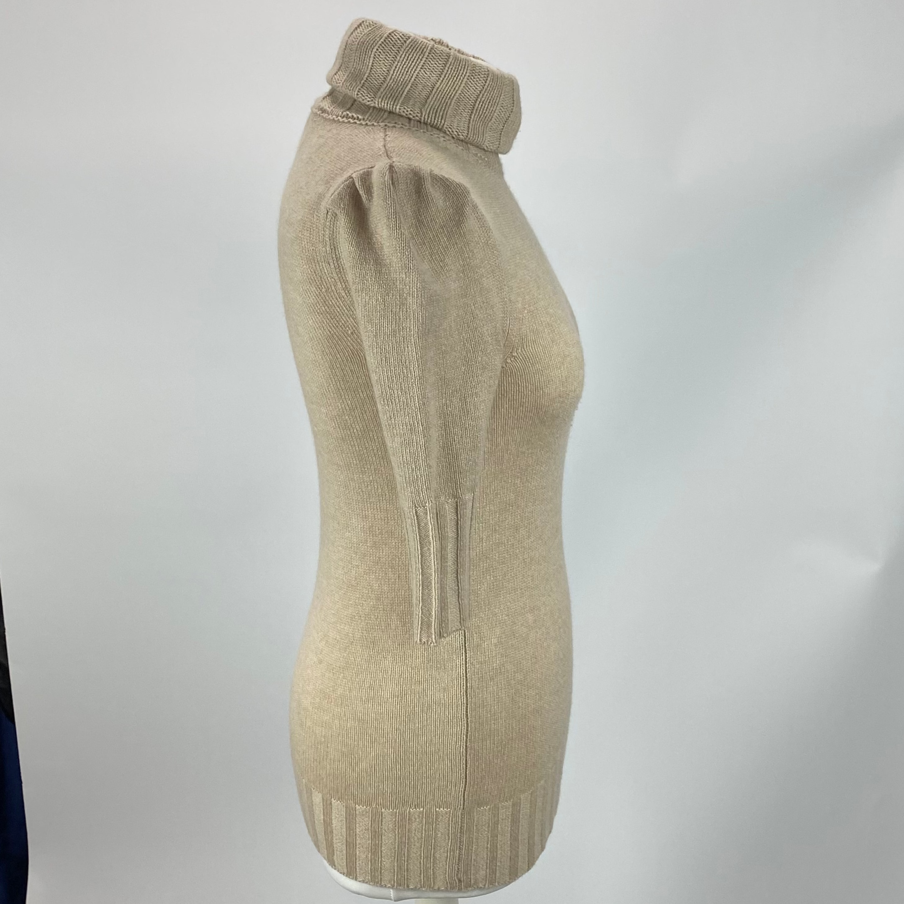 G Goop £545 Vanilla Cashmere Roll Neck Sweater XS