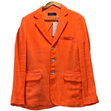 Ralph Lauren Fluorescent Orange Linen Jacket XS