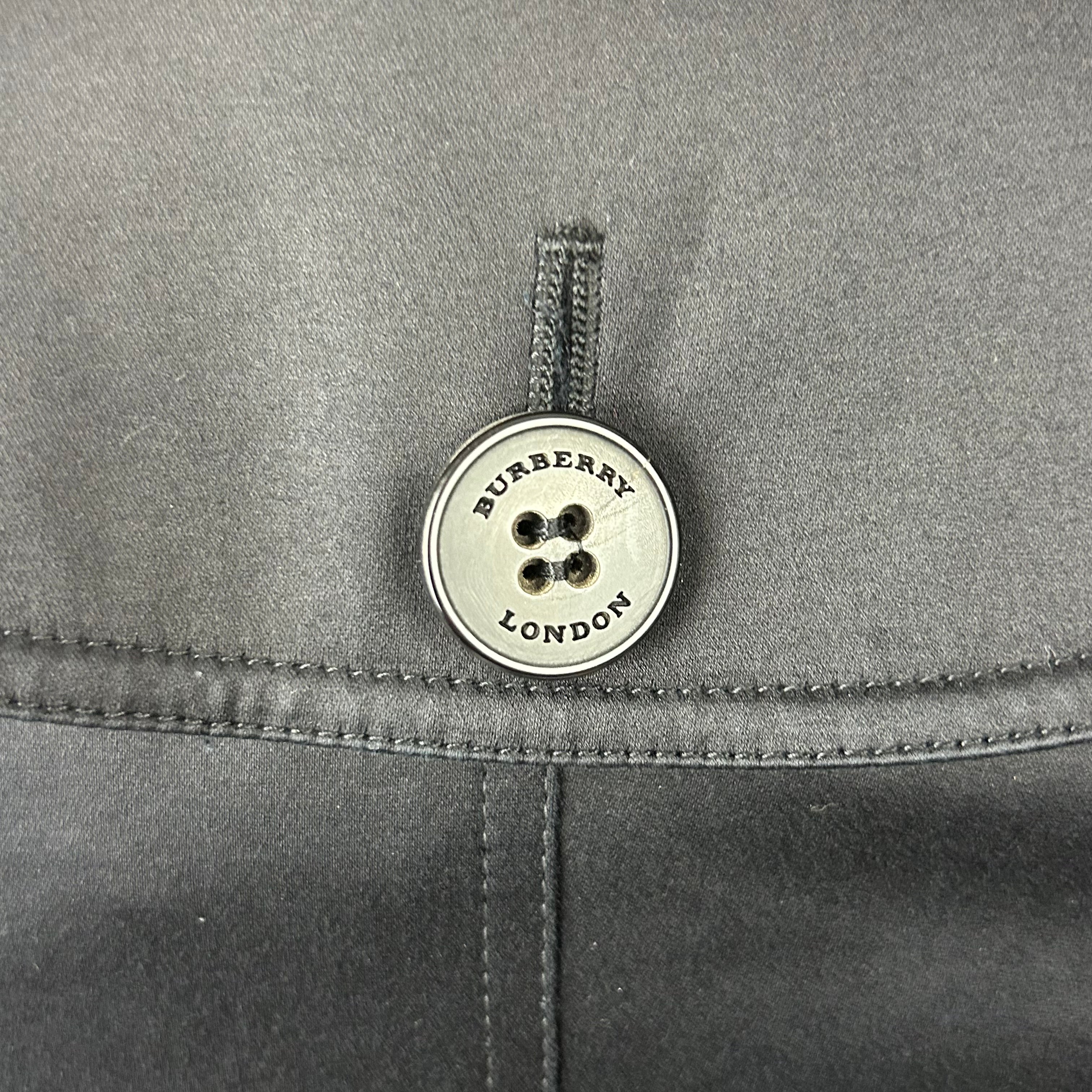 Burberry Brand New £1790 Black Classic Short Kensington Trench Coat XXS