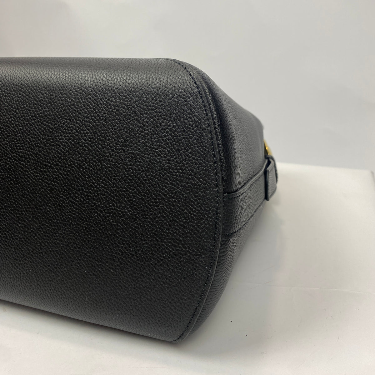 Dior New £3600 Black Medium Médaillon Bucket Bag