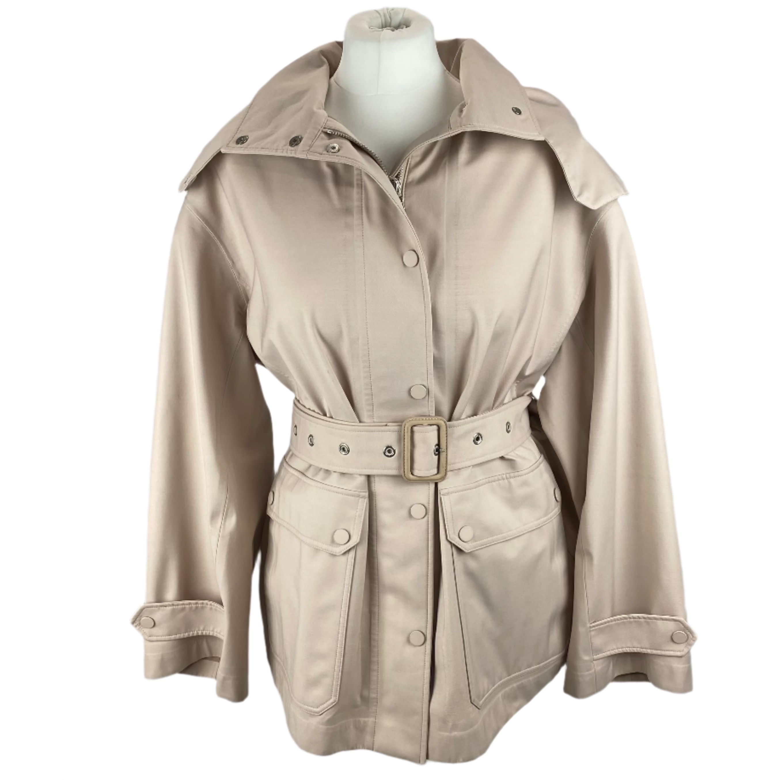 Loro Piana £3000 Nude Technowool Storm System Jacket S