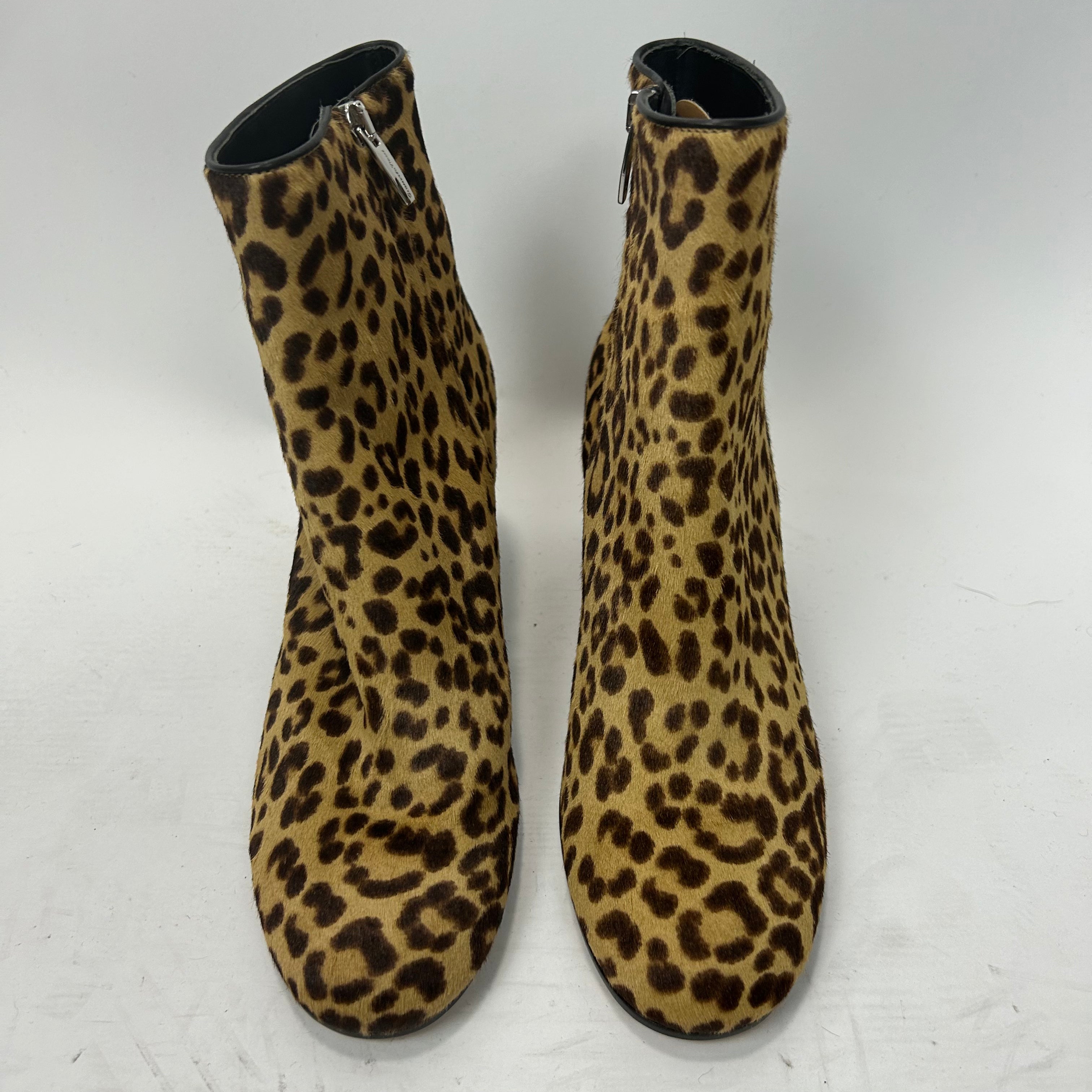 Gianvito Rossi New £910 Leopardprint Calfhair Ankle Boots 39