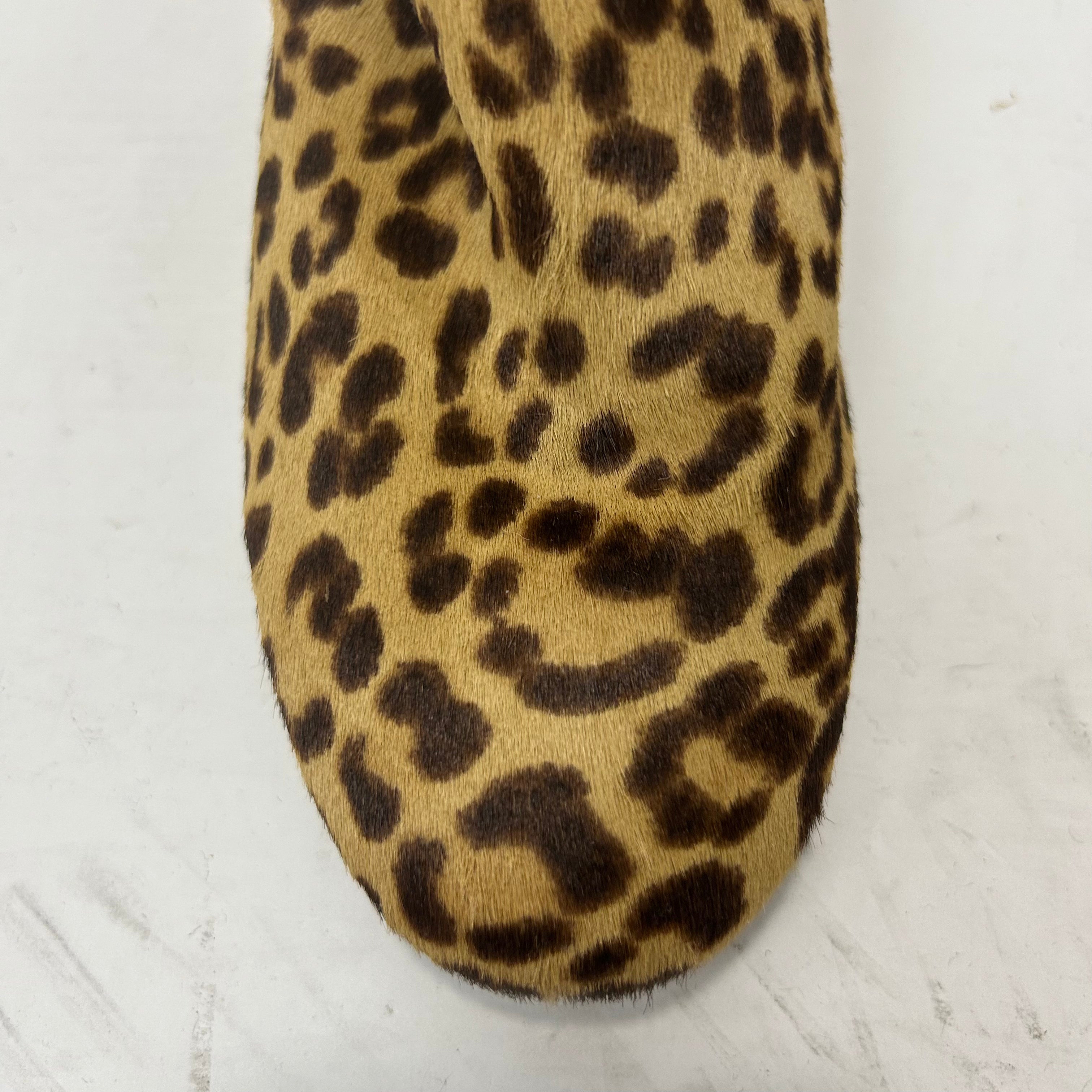 Gianvito Rossi New £910 Leopardprint Calfhair Ankle Boots 39