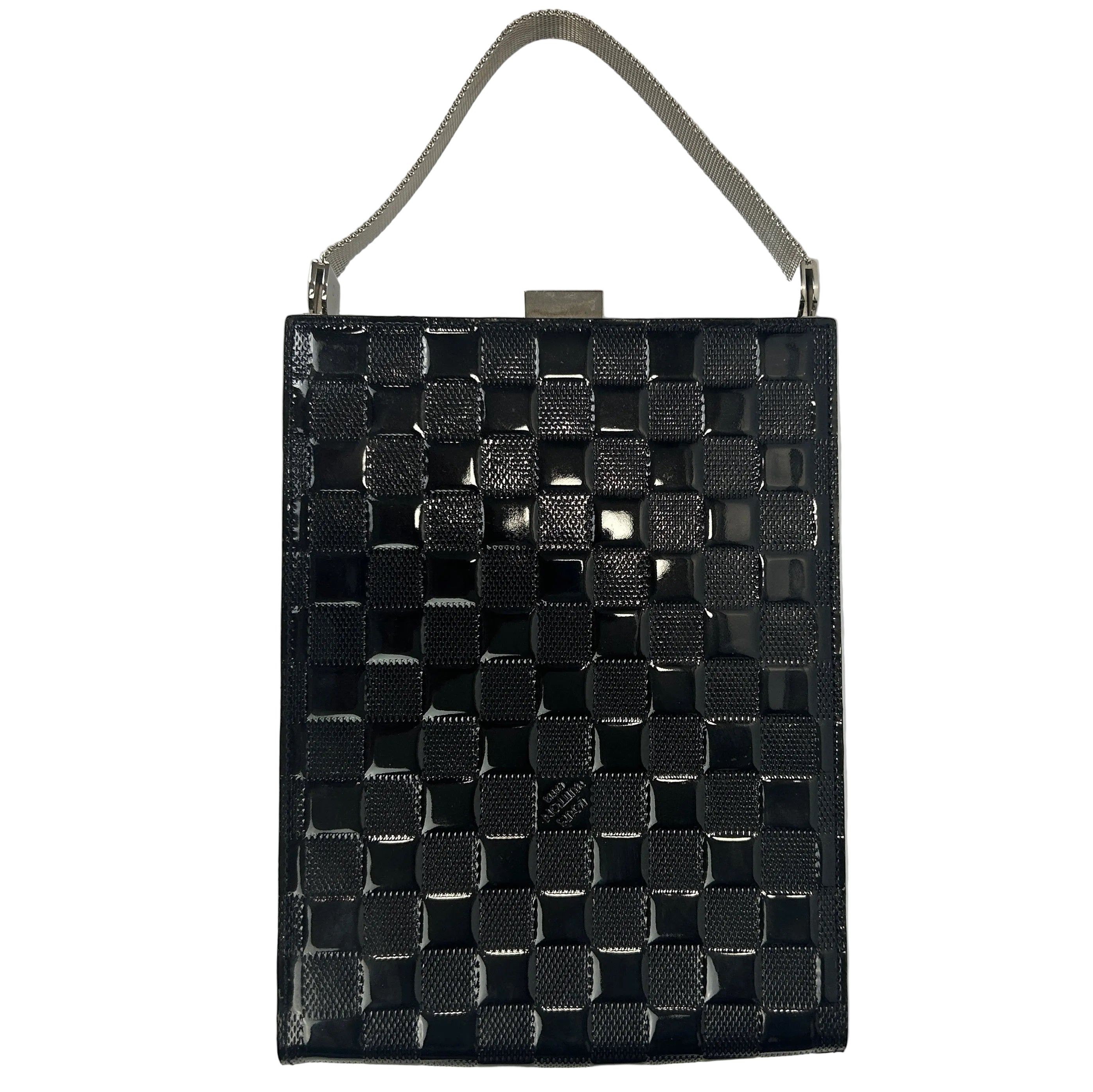 Louis Vuitton Vintage Black Daimer Ange GM Evening Bag