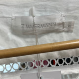 Zimmermann Ivory Guipure Midi Dress S
