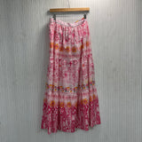 Emporio Sirenuse Brand New £320 Pink Magic Mushroom Maxi Skirt S