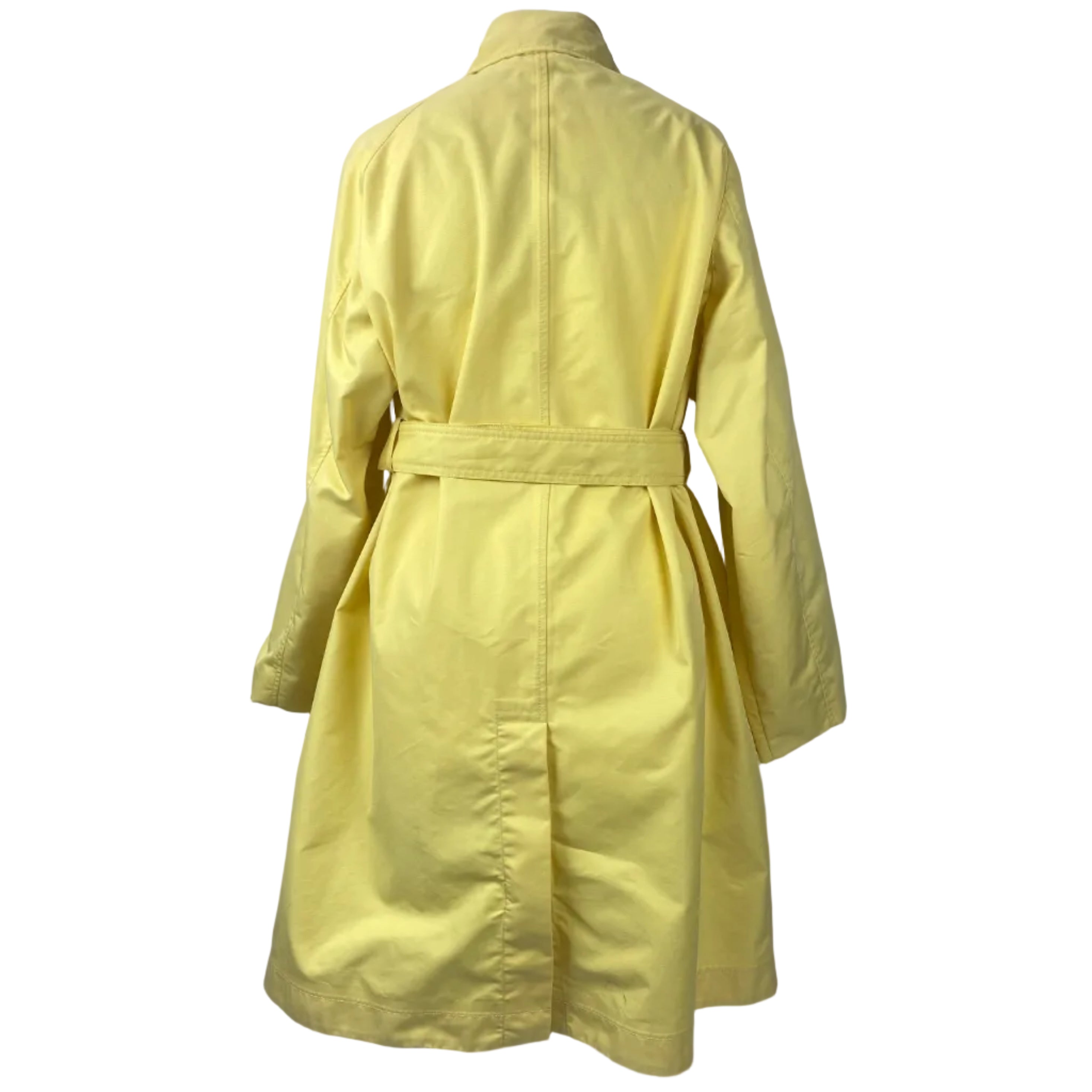 Weekend Max Mara £400 Yellow Short Oversized Trench Coat XXS-M