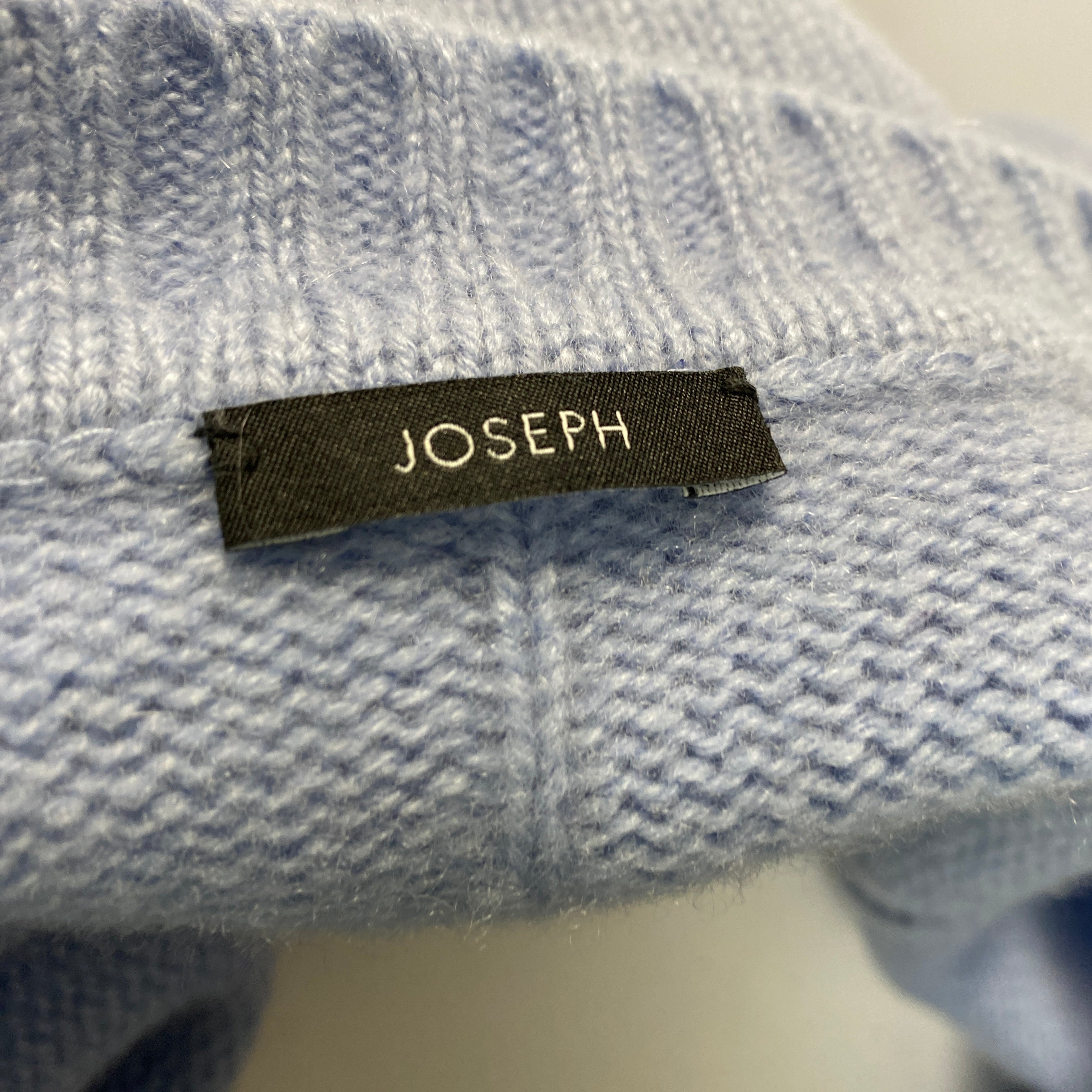 Joseph £425 Powder Blue Cashmere Oversized Sleeveless Sweater XS/S/M