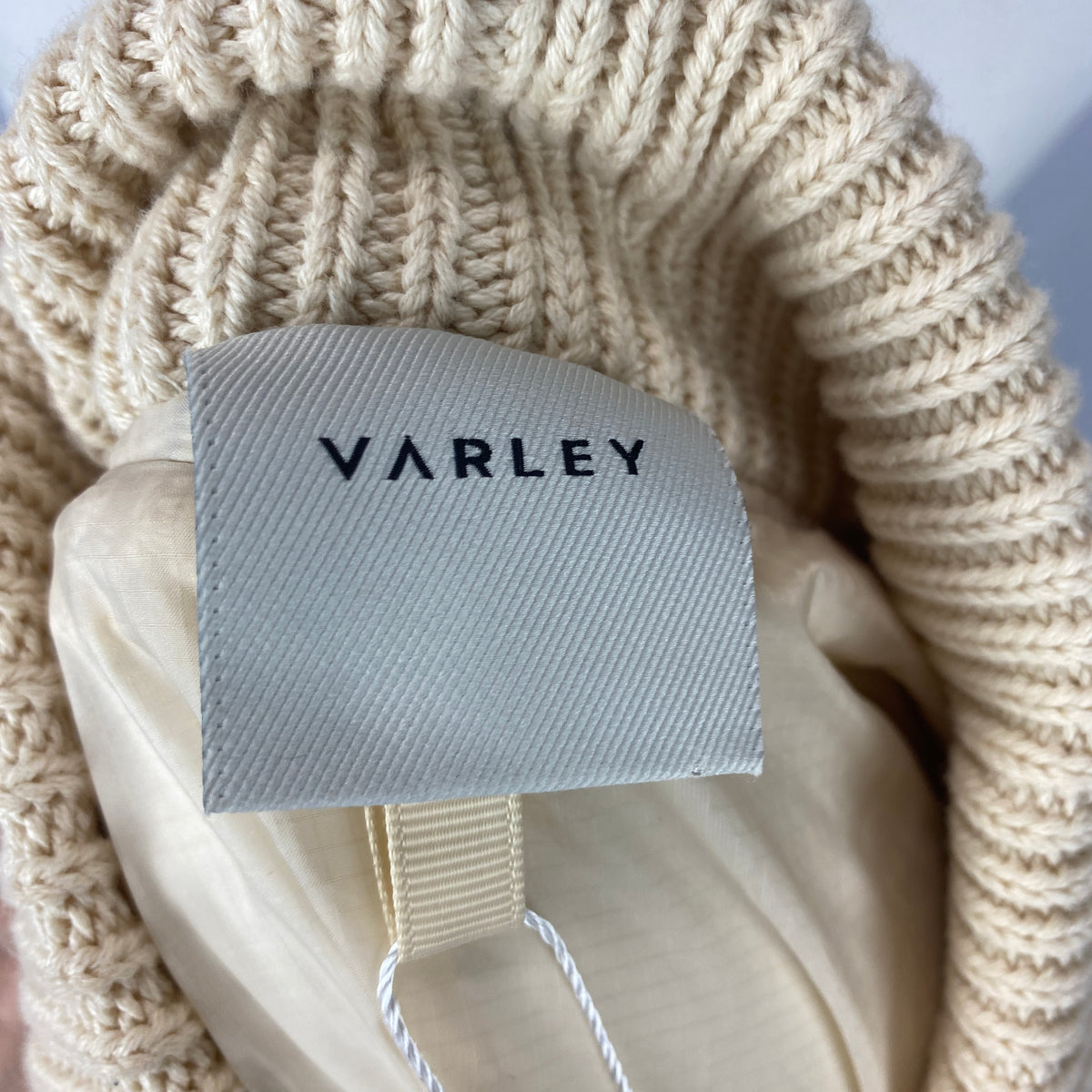 Varley New Cream Wynn Sherpa Puffer Coat XS