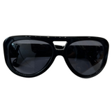 Chanel Black Resin Pilot's Sunglasses 5423-B