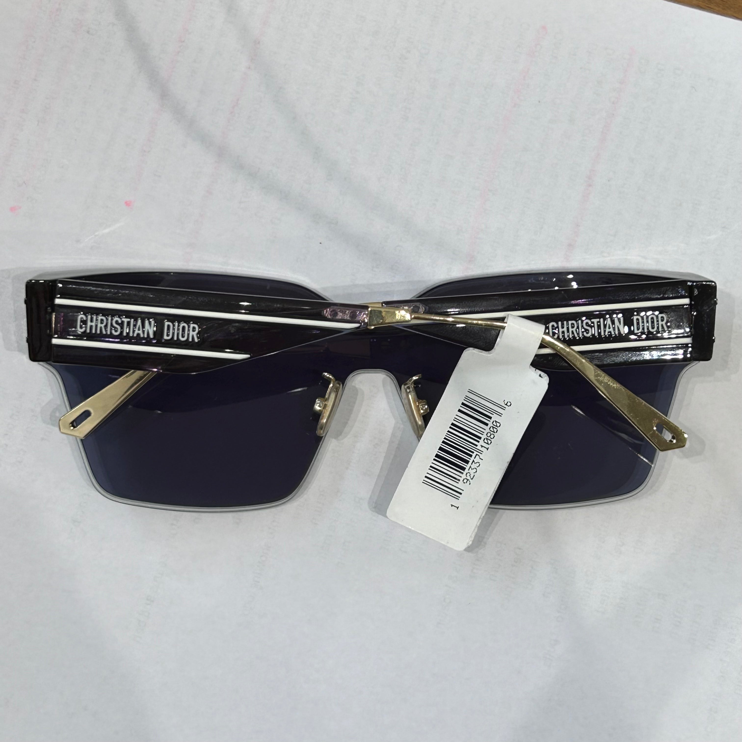 Dior Brand New £520 Black Oblique Mask Sunglasses CD40090U