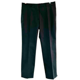 Joseph Brand New £215 Black Double Faced Cotton Bing Court Pants S