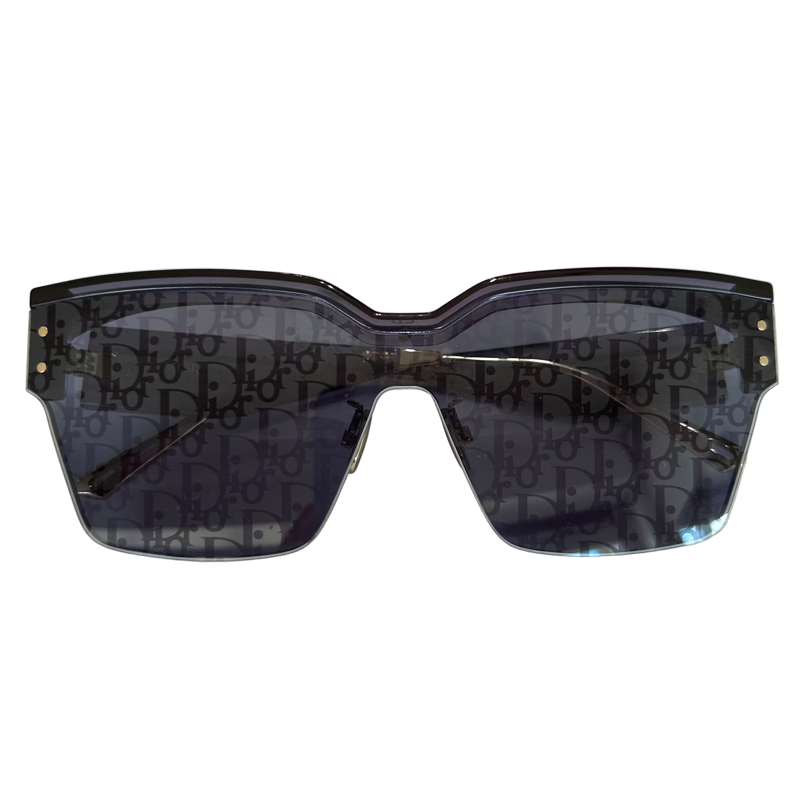 Dior Brand New £520 Black Oblique Mask Sunglasses CD40090U