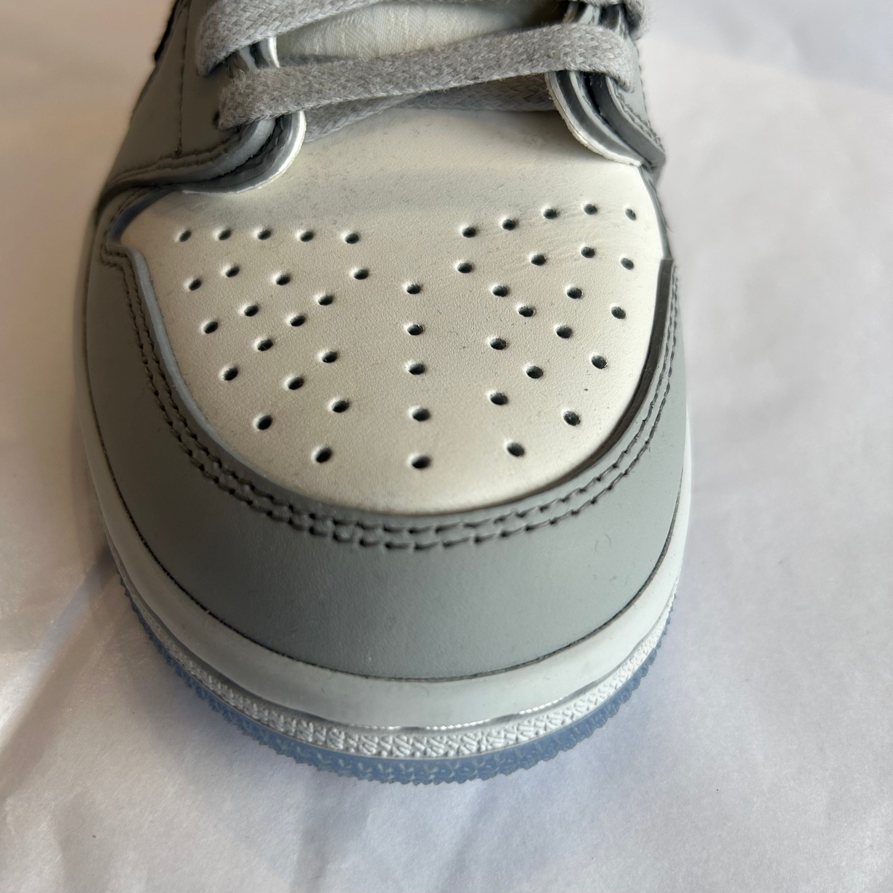 Dior x Nike Air Jordan 1 Low Sneakers 38.5