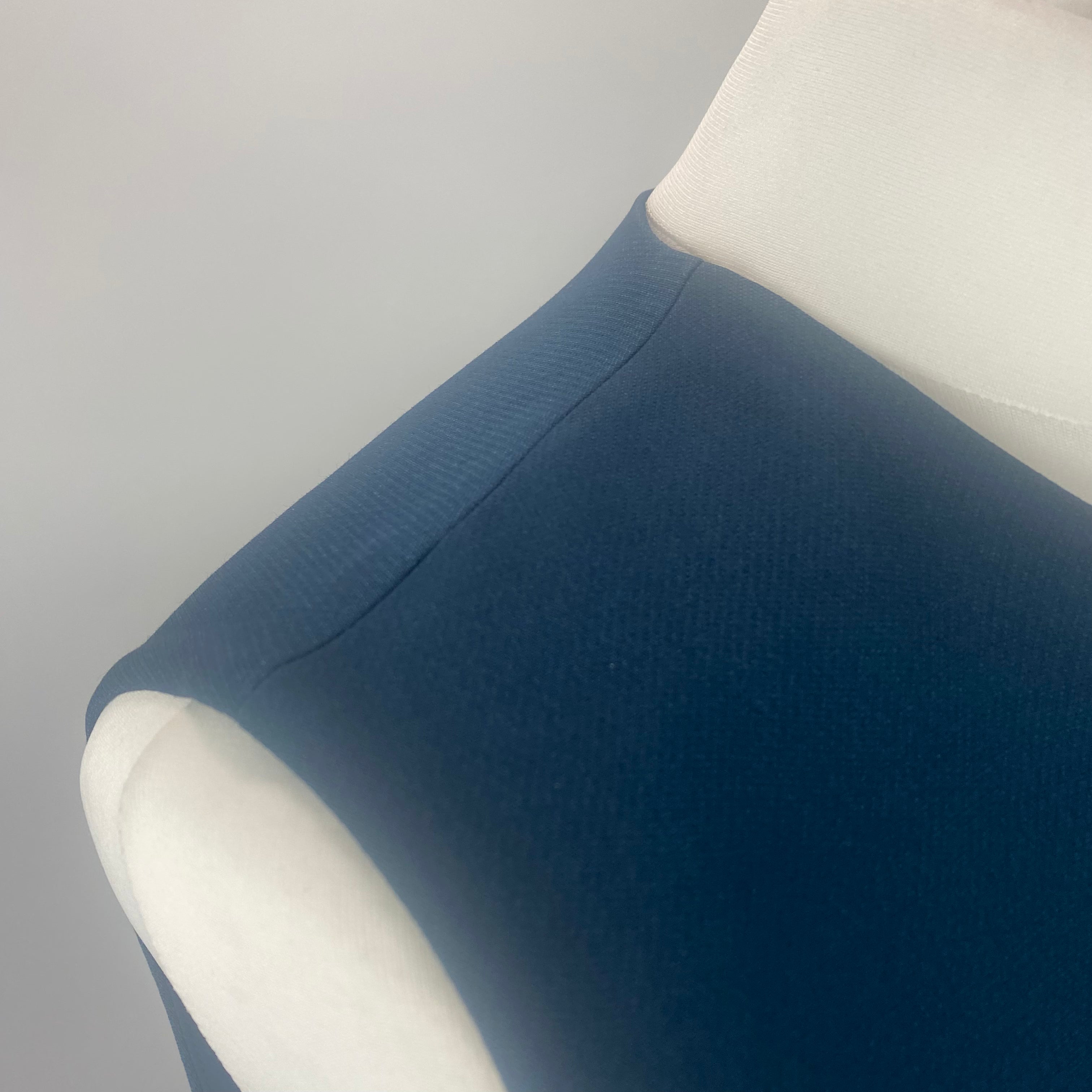 Christian Dior Teal Silk & Wool Midi Dress L