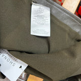 The Row Brand New £1800 Olive Lambskin Silk-Lined Leggings XS