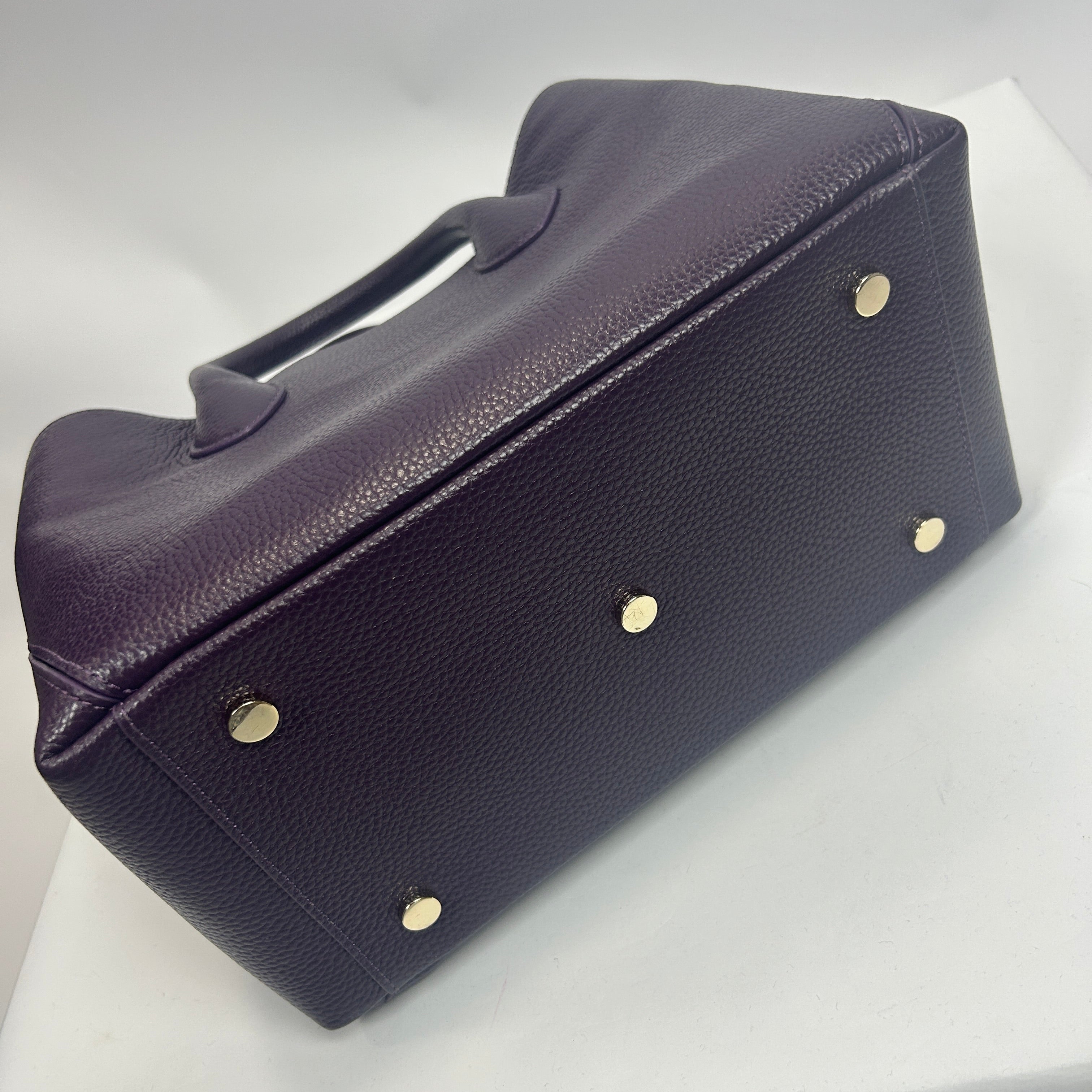 Aspinal of London New Purple Midi London Tote Bag