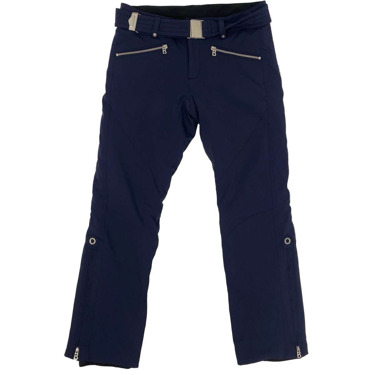 Bogner New Navy Belted Ski Pants S