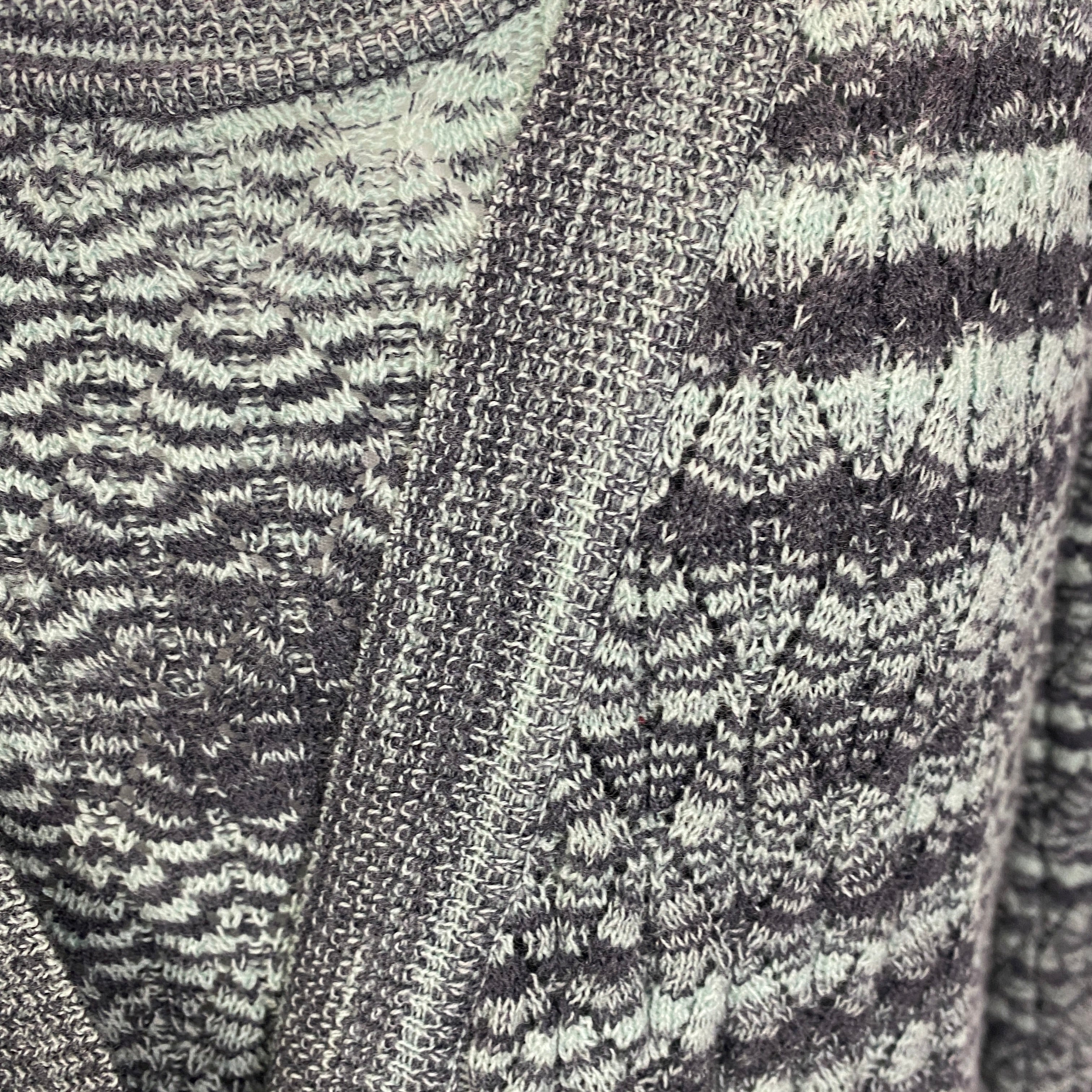 Missoni New £700 Mint Green & Grey Wool Twinset L