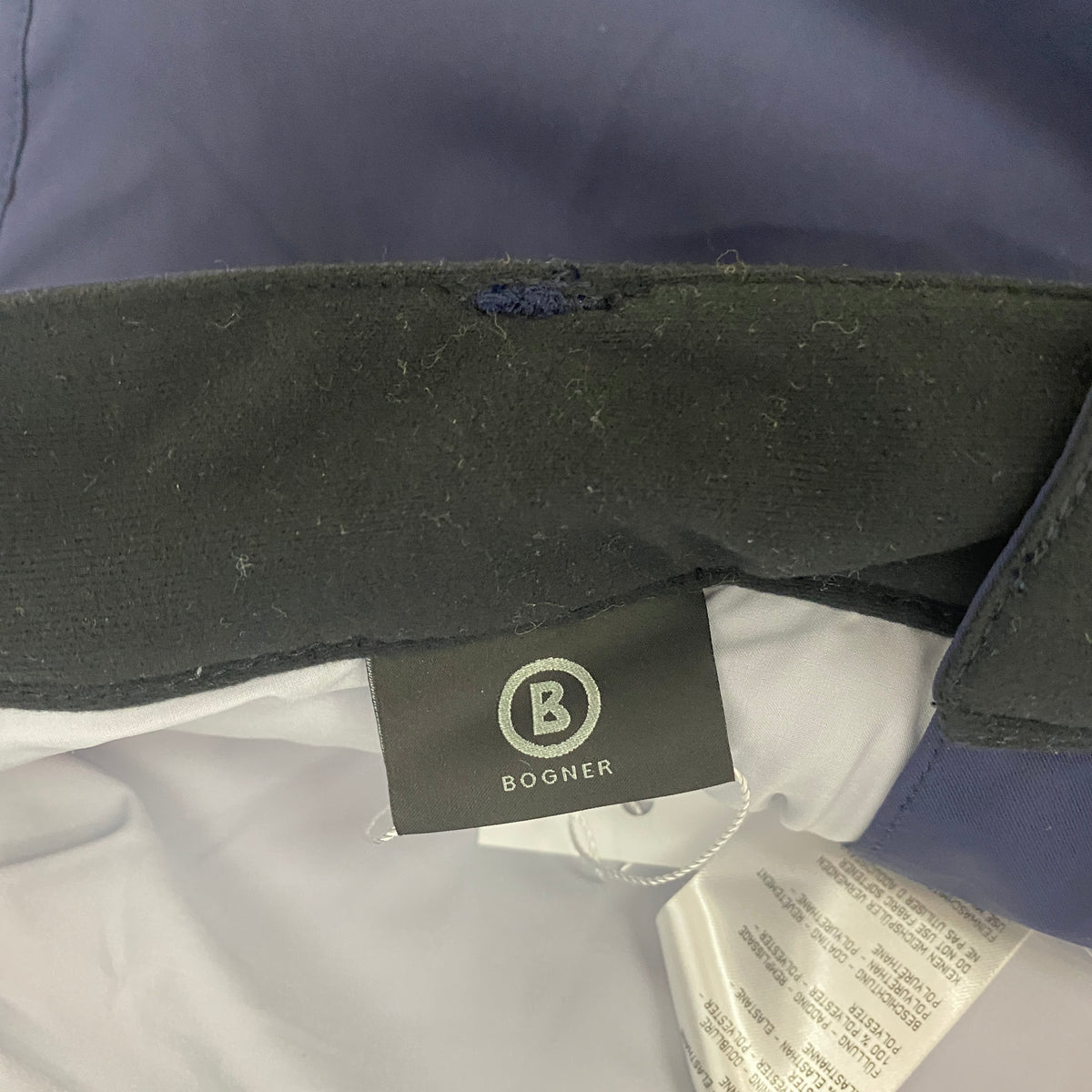 Bogner New Navy Belted Ski Pants S