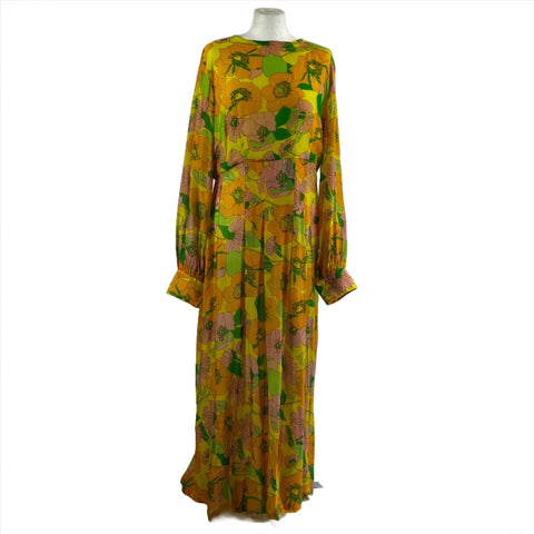 Carolina Herrera_Brand New £1150 Fuchsia Embroidered Floral Evening Dress_US6