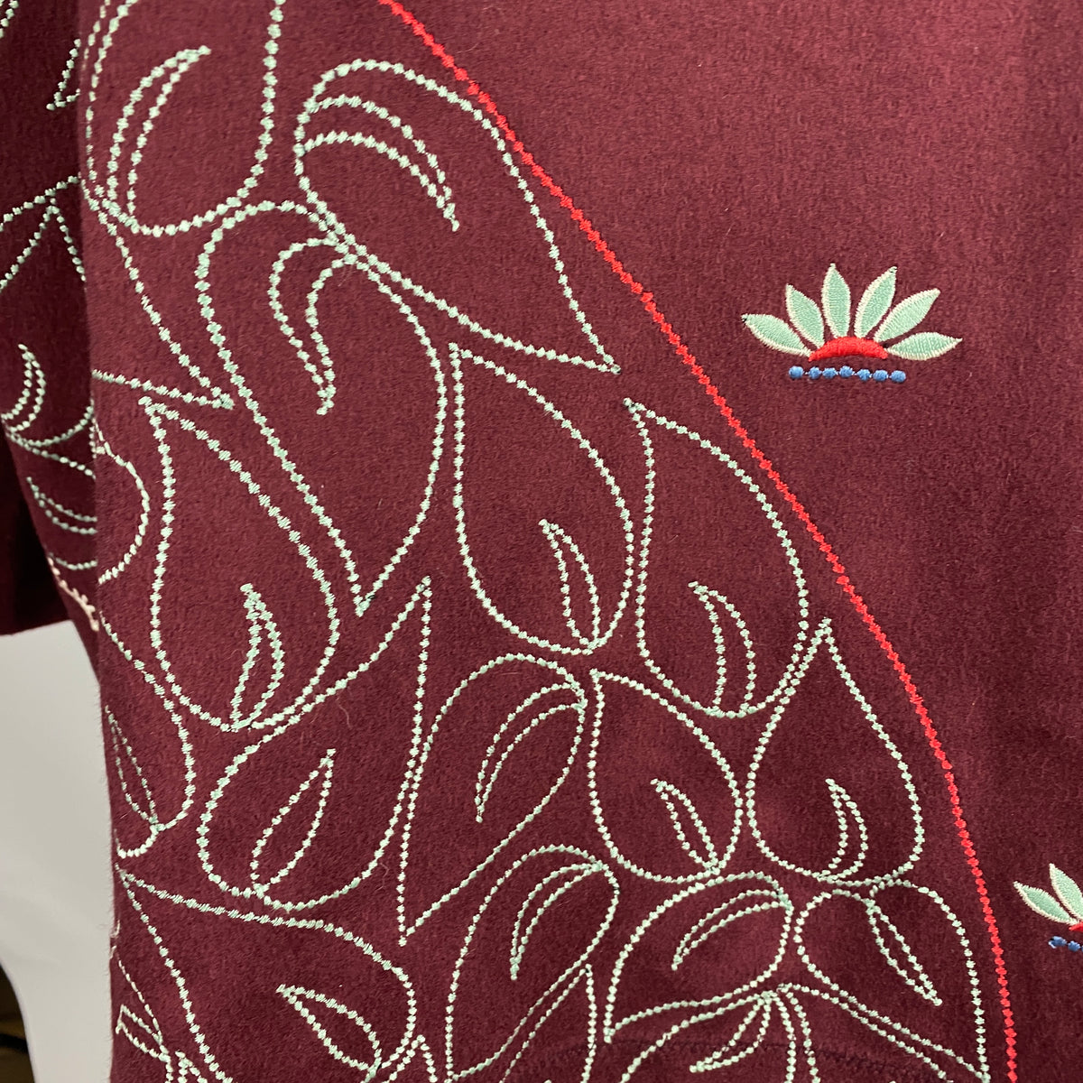 Vilshenko New Plum Embroidered Wool Jacket M