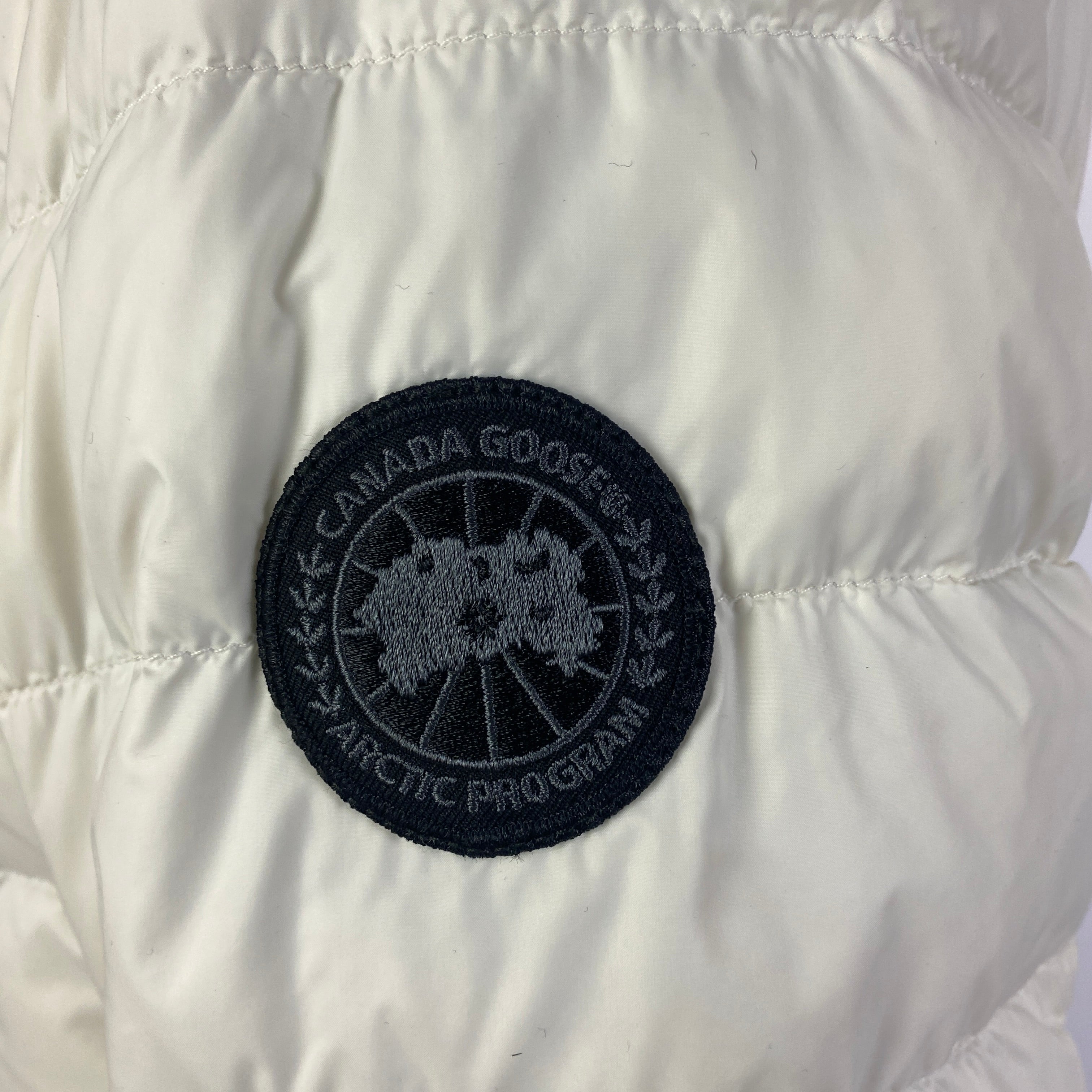 Canada Goose £750 Ivory Down Pullover Packable Jacket S