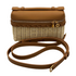 Loro Piana Extra Pocket L19 East-West Camel Wicker Mini Bag