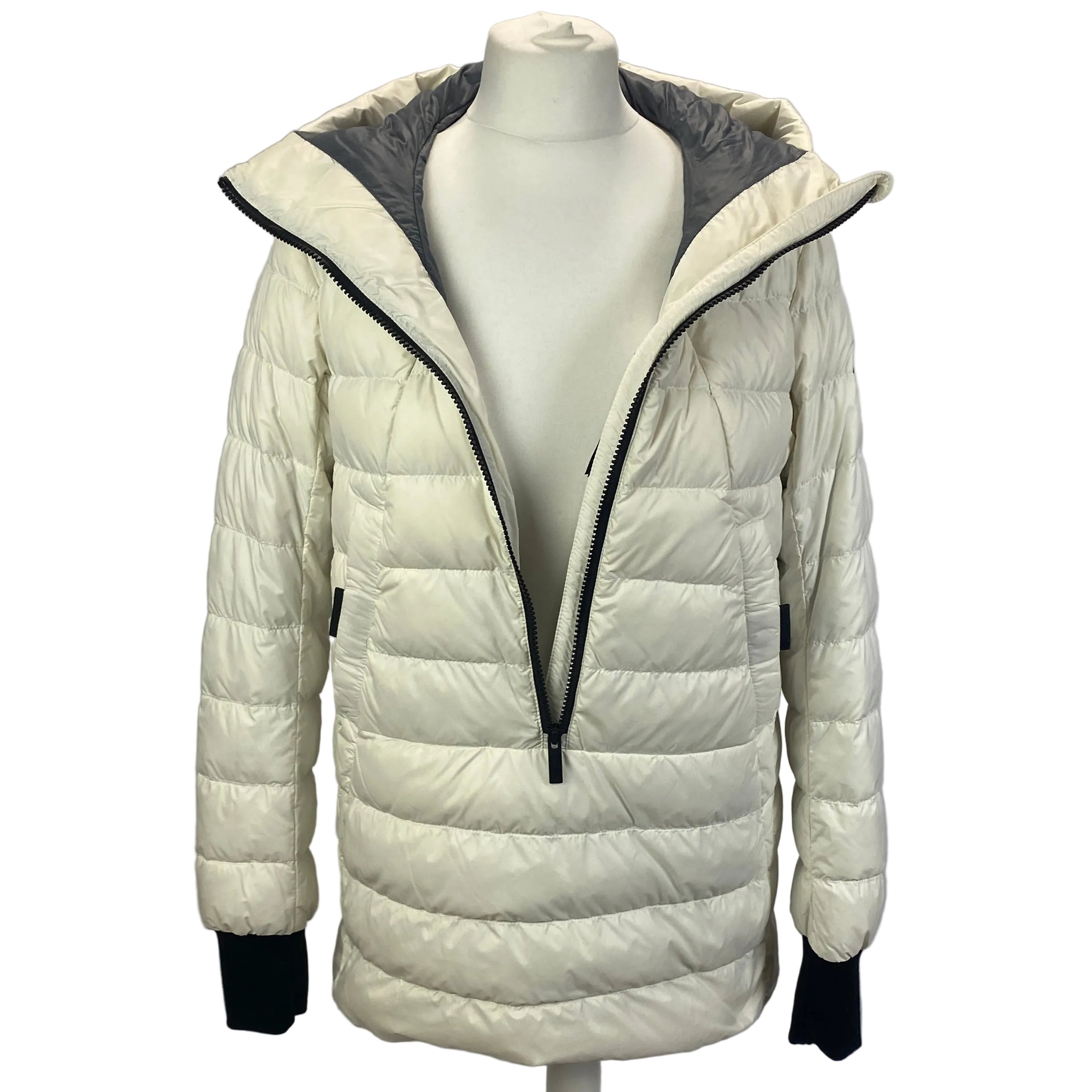 Canada Goose £750 Ivory Down Pullover Packable Jacket S
