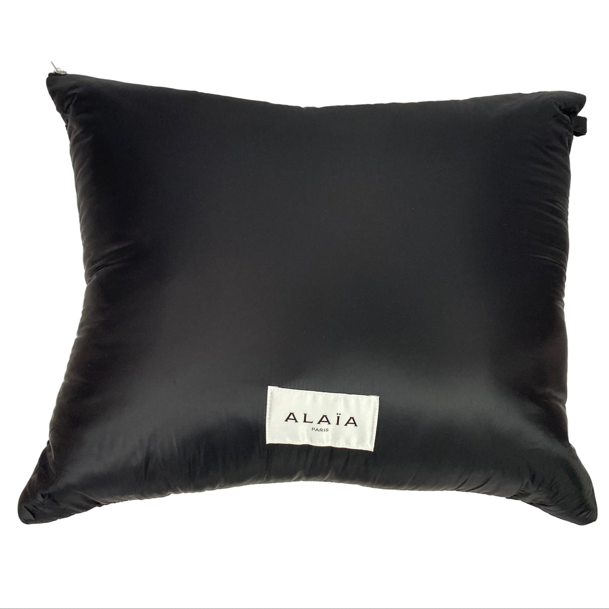 Alaia New £1700 Black Hooded Quilted Puffa Coat L