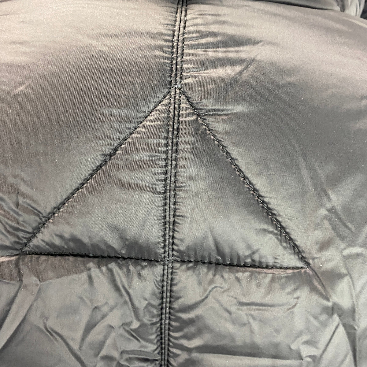 Alaia New £1700 Black Hooded Quilted Puffa Coat L