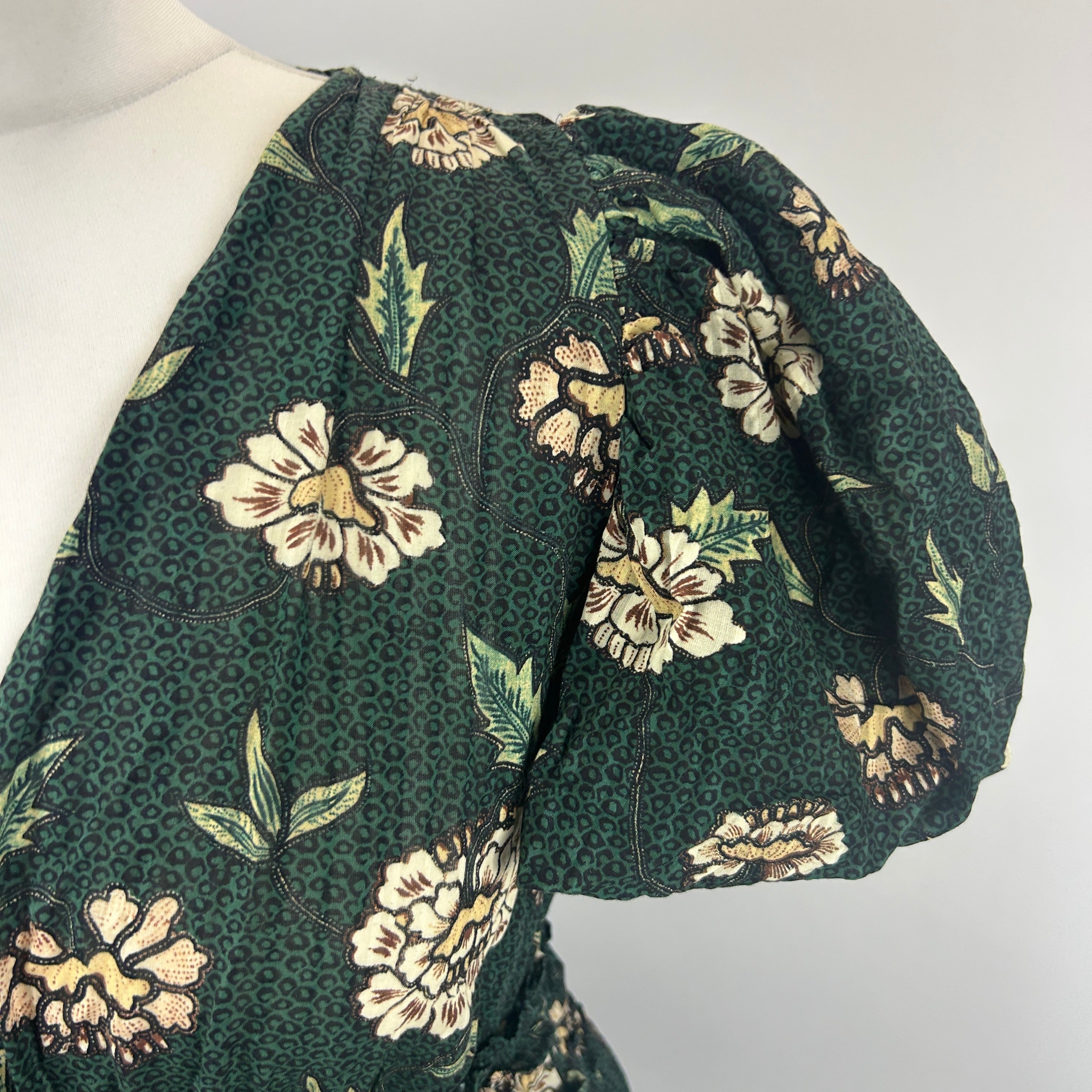Ulla Johnson £510 Ivy Floral Cotton Mix Dress XS