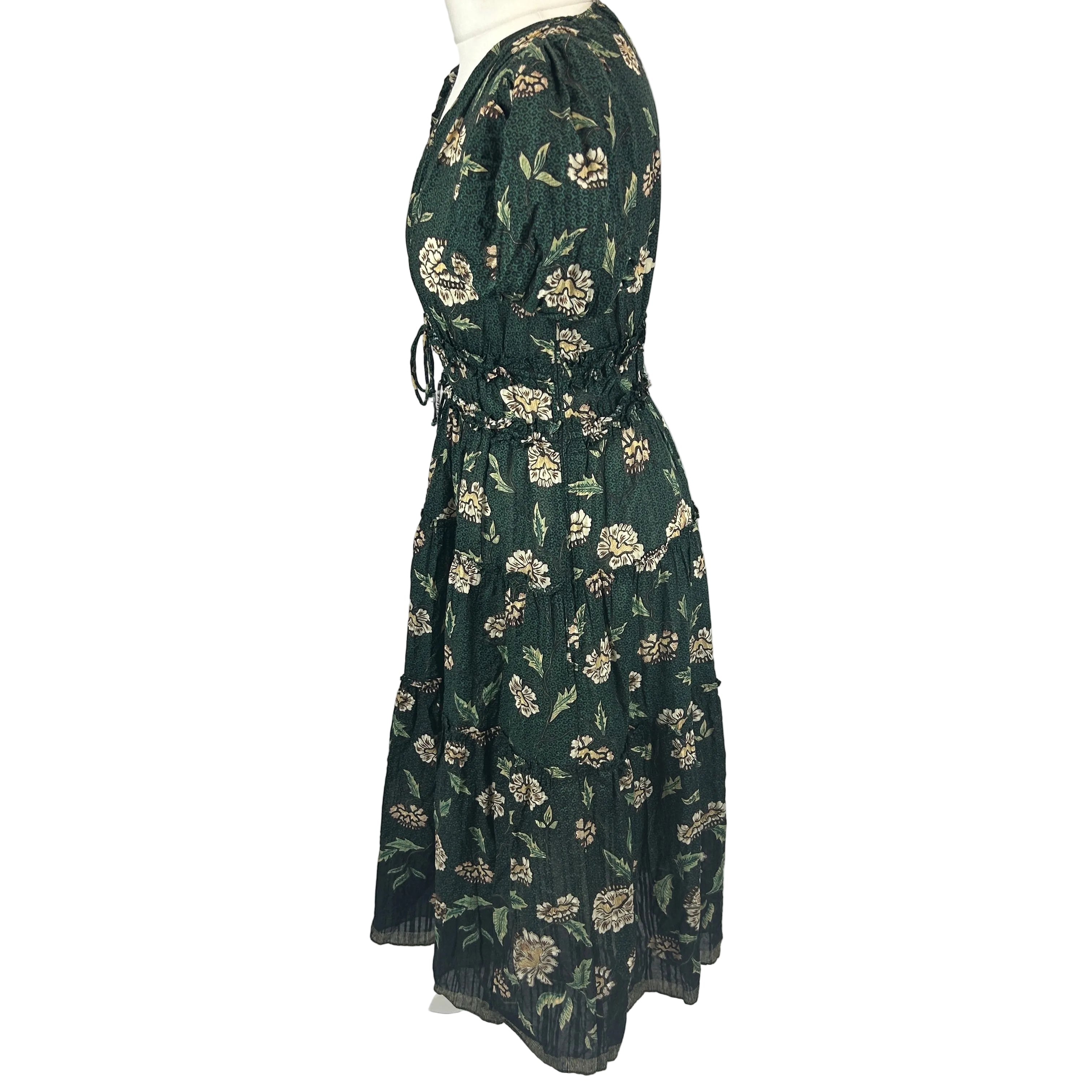 Ulla Johnson £510 Ivy Floral Cotton Mix Dress XS